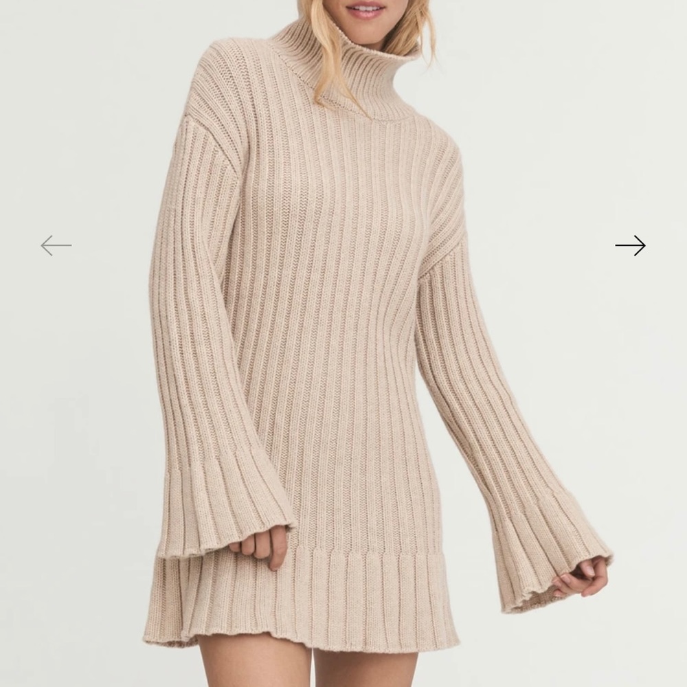 Something Navy Romey Turtleneck Sweaterdress NWT